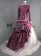 Southern Belle Vintage Long Lace Frill Embroidered Floral Floor Length Ball Gown Dress