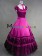 Southern Belle Princess Armelloses Kleid Lolita Lace Ruffles Brocade Ball Gown Dress