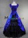 Southern Belle Ruffles Armelloses Kleid Falbala Tiered Lace Floor Length Fancy Dress