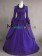 Classic Klassiker Retro Ruffles Lace Pagoda Sleeves Frilled Ball Gown Dress