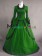 Classic Klassiker Retro Ruffles Lace Pagoda Sleeves Frilled Ball Gown Dress