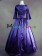 Southern Belle Vintage Slash Neck Pagoda Sleeves Strappy Ruffles Floor Length Dress