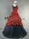 Southern Belle Spaghetti Strap Sleeves Sexy Frilled Tiered Lace Fancy Party Dress