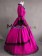 Classic Klassiker Retro Ruffles Lace Pagoda Sleeves Frilled Ball Gown Dress