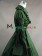 Gothic Lolita Vintage Lapel Button Ruffles Tiered Falbala Lace Ball Gown Dress