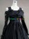 Romantic Romantik Sweet Lolita Spaghetti Strap Long Sleeves Lace Strappy Bowknot Ball Gown Dress