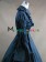 Gothic Lolita Vintage Lapel Button Ruffles Tiered Falbala Lace Ball Gown Dress