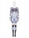 Alita Battle Angel Alita Printing Body Battle Cosplay Costume Full Set