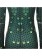 Aquaman Mera Green Scale Print Battle Cosplay Costume Green Body