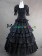 Classic Lolita Ruffles Lace Strappy Falbala Floral Layered Ball Gown Fancy Dress