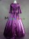 Southern Belle Vintage Slash Neck Pagoda Sleeves Strappy Ruffles Floor Length Dress