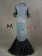 Victorian Edwardian Vintage Cotton Blend Tartan Lace Mermaid Dress