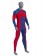 Movie Black Adam Atom Smasher Battle Cosplay Costume Blue Red Body
