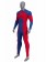 Movie Black Adam Atom Smasher Battle Cosplay Costume Blue Red Body