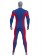 Movie Black Adam Atom Smasher Battle Cosplay Costume Blue Red Body