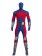 Movie Black Adam Atom Smasher Battle Cosplay Costume Blue Red Body