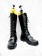 Punk Rock Zipper Black Boots Shoes Custom-Made