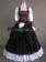 Civil War Lolita Vintage Tartan Lace-up Puff Sleeves Ball Gown Dress