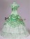 Romantic Romantik Sweet Sleeveless Lace Floral Frilled Falbala Tiered Ball Gown Dress