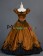 Vintage Gothic Lolita Victorian Puff Short Sleeves Ruffles Bow-tie Ball Gown Dress