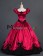 Vintage Gothic Lolita Victorian Puff Short Sleeves Ruffles Bow-tie Ball Gown Dress