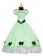 Country Gothic Lolita Southern Belle Puff Short Sleeves Ruffles Prom Dress