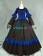 Edwardian Victorian Retro Round Neck Ruffles Lace Victorian Gothic Punk Reenactment Dress