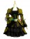 Classical Gothic Punk Gothic Lolita Ruffles Neck Pagoda Sleeves Tiered Falbala Dress