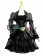 Classical Gothic Punk Gothic Lolita Ruffles Neck Pagoda Sleeves Tiered Falbala Dress