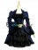 Classical Gothic Punk Gothic Lolita Ruffles Neck Pagoda Sleeves Tiered Falbala Dress