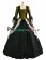 Marie Antoinette Gothic Lolita Ruffles Lace Puff Sleeves U Neck Floral Printed Tiered Brocaded Ball Gown Dress