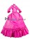 Elegant Gothic Lolita Sweet V Neck Ruffles Lace Layered Frill Ball Gown Floor Length Dress