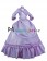 Elegant Gothic Lolita Sweet V Neck Ruffles Lace Layered Frill Ball Gown Floor Length Dress