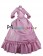 Elegant Gothic Lolita Sweet V Neck Ruffles Lace Layered Frill Ball Gown Floor Length Dress