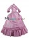 Elegant Gothic Lolita Sweet V Neck Ruffles Lace Layered Frill Ball Gown Floor Length Dress