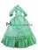 Elegant Gothic Lolita Sweet V Neck Ruffles Lace Layered Frill Ball Gown Floor Length Dress