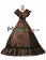 Lolita Sweet Dolly Collar Halter Armelloses Kleid Ruffles Lace Frilled Fancy Dress Party