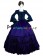 Romantic Classical Gothic Pagoda Sleeves Ruffles Lace Tiered Ball Gown Dress