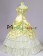 Romantic Romantik Sweet Sleeveless Lace Floral Frilled Falbala Tiered Ball Gown Dress