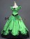 Vintage Gothic Lolita Victorian Puff Short Sleeves Ruffles Bow-tie Ball Gown Dress