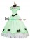 Country Gothic Lolita Southern Belle Puff Short Sleeves Ruffles Prom Dress