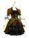 Classical Gothic Punk Gothic Lolita Ruffles Neck Pagoda Sleeves Tiered Falbala Dress