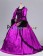 Classic Klassiker Vintage Lolita Lace Pagoda Sleeves Tiered Ball Gown Dress