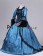 Edwardian Classic Lolita Vintage Brocaded Ball Gown Dress Prom