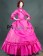 Elegant Gothic Lolita Sweet V Neck Ruffles Lace Layered Frill Ball Gown Floor Length Dress