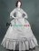 Elegant Gothic Lolita Sweet V Neck Ruffles Lace Layered Frill Ball Gown Floor Length Dress