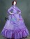 Elegant Gothic Lolita Sweet V Neck Ruffles Lace Layered Frill Ball Gown Floor Length Dress