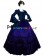 Romantic Classical Gothic Pagoda Sleeves Ruffles Lace Tiered Ball Gown Dress