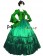 Romantic Classical Gothic Pagoda Sleeves Ruffles Lace Tiered Ball Gown Dress