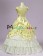 Romantic Romantik Sweet Sleeveless Lace Floral Frilled Falbala Tiered Ball Gown Dress